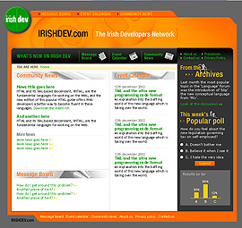 Home page